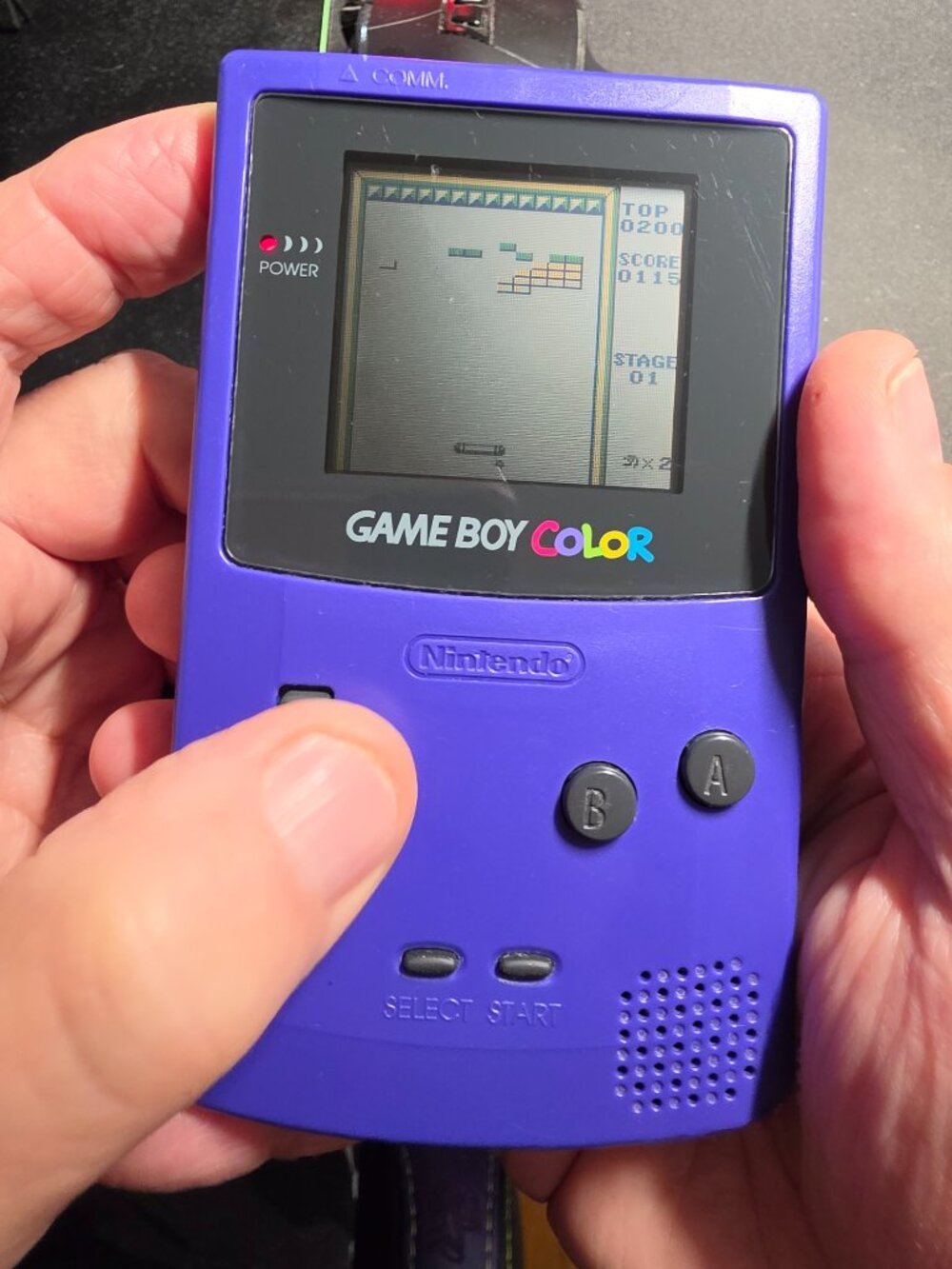 Nintendo Gameboy Color Grape Handheld Console - Picture 2 of 8